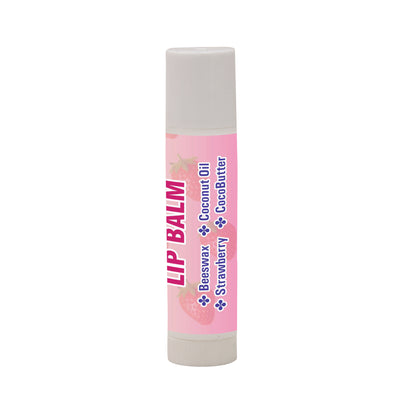 Natural Beeswax Lip Balm - Strawberry