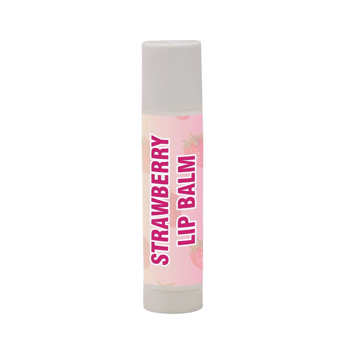 Natural Beeswax Lip Balm - Strawberry