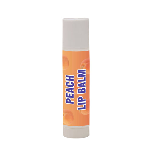 Natural Beeswax Lip Balm - Peach