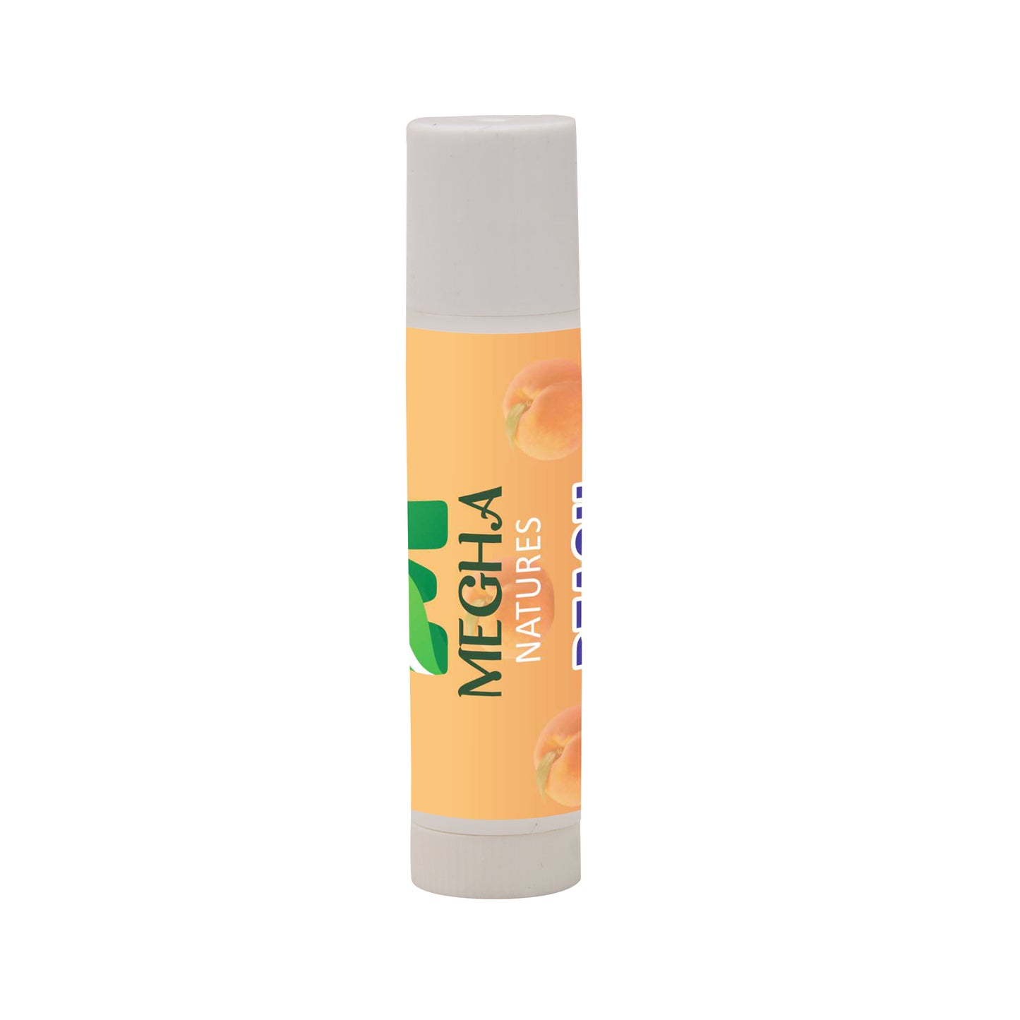 Natural Beeswax Lip Balm - Peach